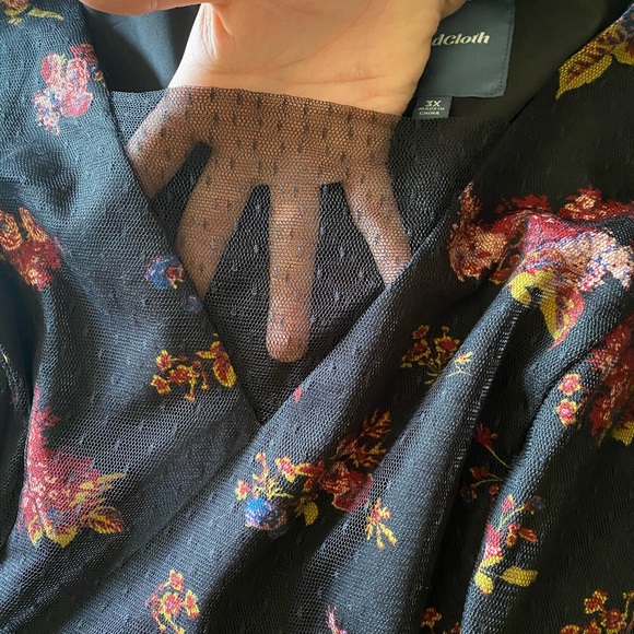 3X fit and flare party dress - Picture 2 of 5